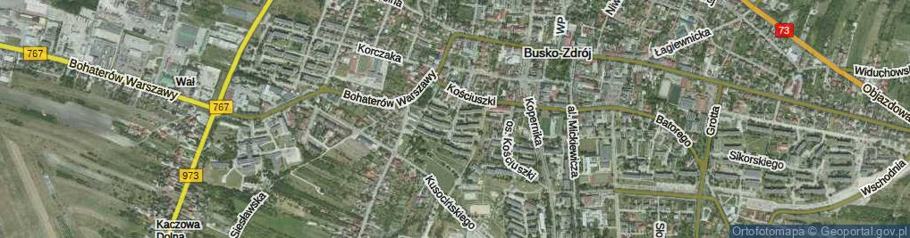 Zdjęcie satelitarne Osiedle Andersa Władysława, gen. os.