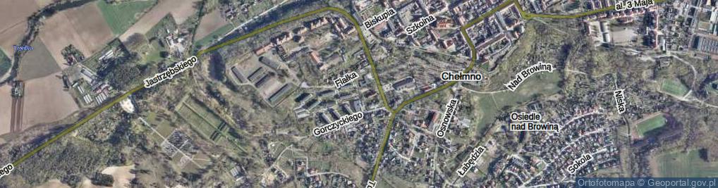 Zdjęcie satelitarne Osiedle 750-lecia Miasta Chełmna os.