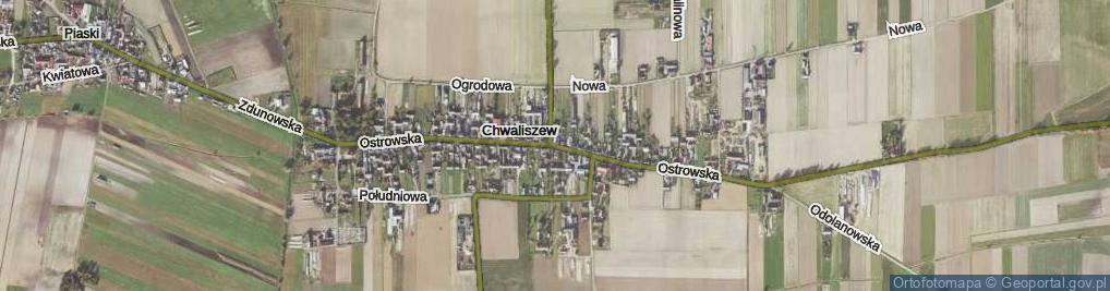 Zdjęcie satelitarne Ostrowska ul.