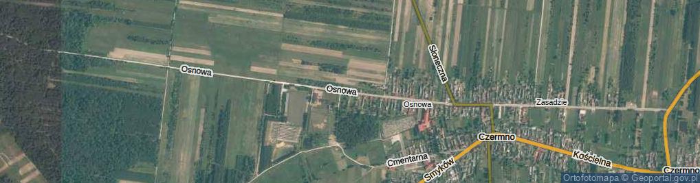Zdjęcie satelitarne Osnowa ul.