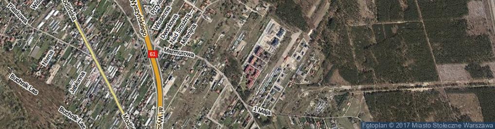 Zdjęcie satelitarne Osiedle Bukowy Dworek os.