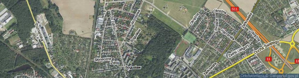 Zdjęcie satelitarne Osiedle Bogusław os.