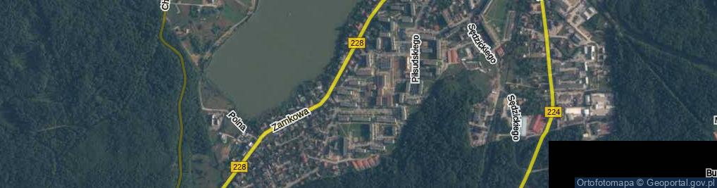 Zdjęcie satelitarne Osiedle Wybickiego Józefa, gen. os.