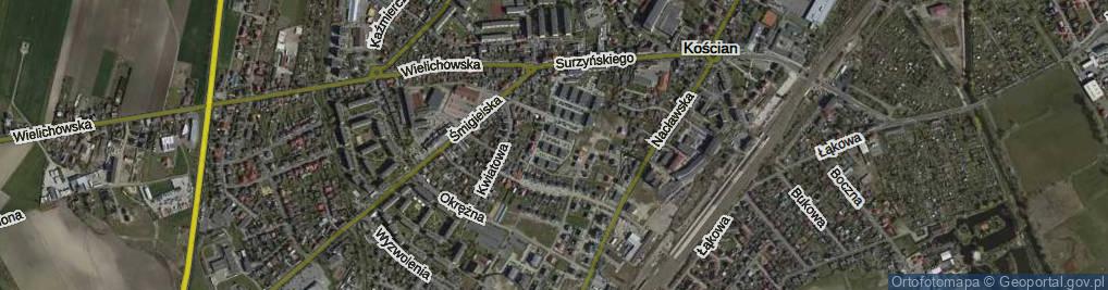 Zdjęcie satelitarne Osiedle Andersa Władysława, gen. os.