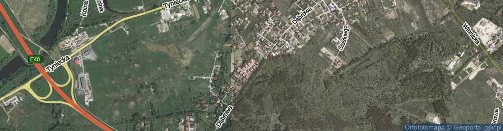 Zdjęcie satelitarne Osiedle Srebrne Uroczysko os.