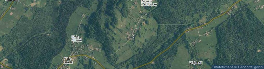 Zdjęcie satelitarne Osiedle Zagrody os.