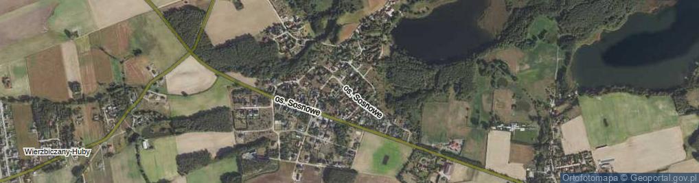 Zdjęcie satelitarne Osiedle Sosnowe os.