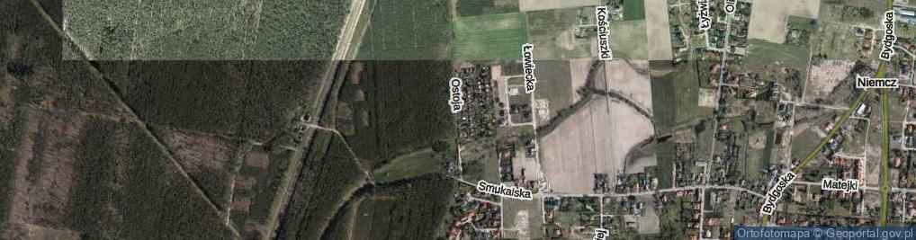Zdjęcie satelitarne Ostoja ul.