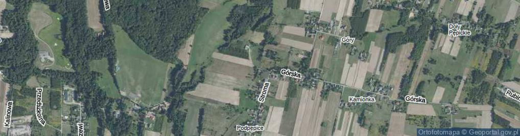 Zdjęcie satelitarne Ostre Górki ul.