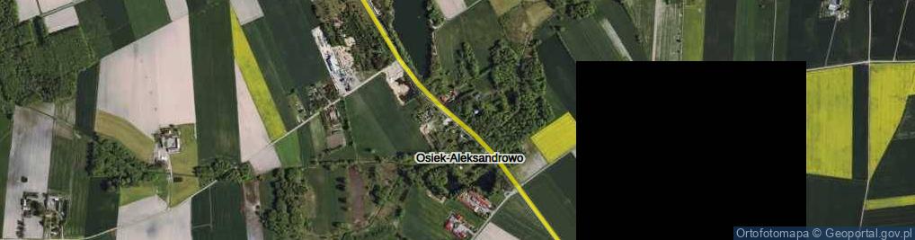 Zdjęcie satelitarne Osiek-Aleksandrowo ul.