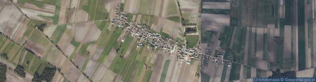 Zdjęcie satelitarne Ostoje ul.