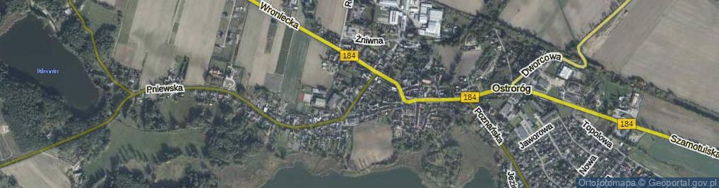 Zdjęcie satelitarne Ostroroga Jana ul.