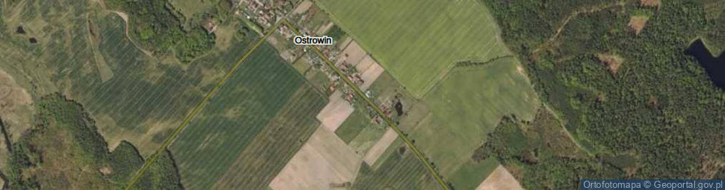 Zdjęcie satelitarne Ostrowin ul.