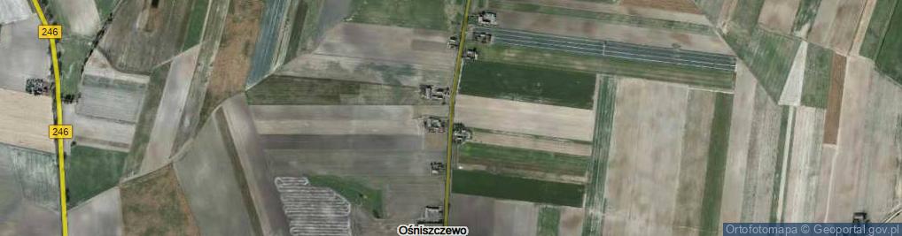 Zdjęcie satelitarne Ośniszczewo ul.