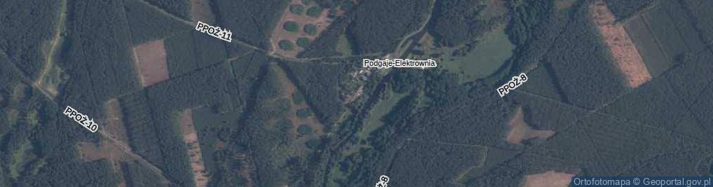 Zdjęcie satelitarne Osiedle nad Gwdą os.