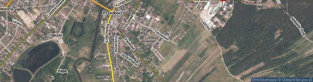 Zdjęcie satelitarne Osiedle Mostowa os.