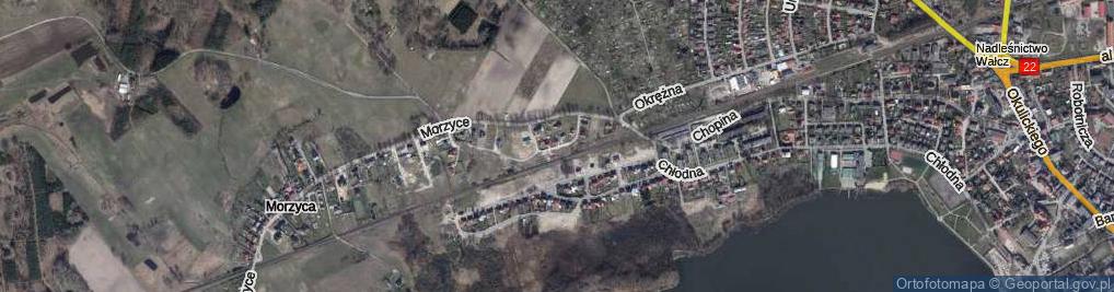 Zdjęcie satelitarne Osiedle Nowe Morzyce os.