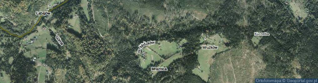 Zdjęcie satelitarne Osiedle Mrózków os.