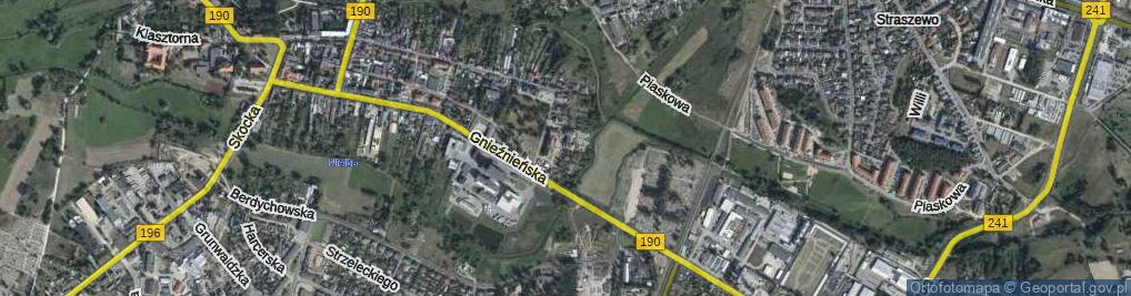 Zdjęcie satelitarne Osiedle przy Skrzyżowaniu Rzek os.