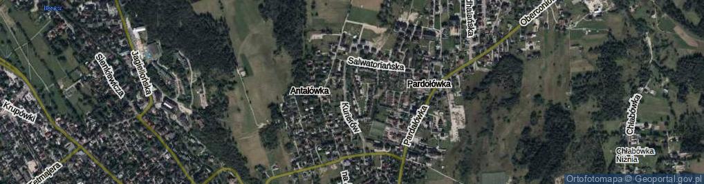 Zdjęcie satelitarne Osiedle Pardałówka os.