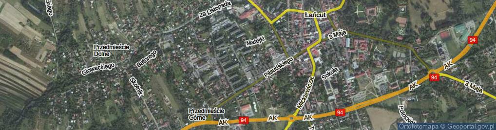 Zdjęcie satelitarne Osiedle Maczka Stanisława, gen. os.