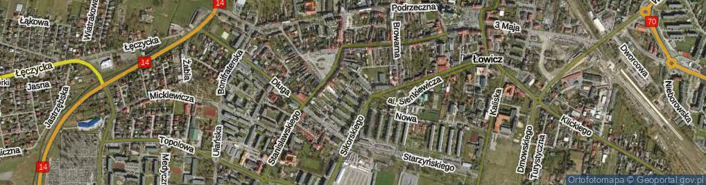 Zdjęcie satelitarne Osiedle Noakowskiego Stanisława os.