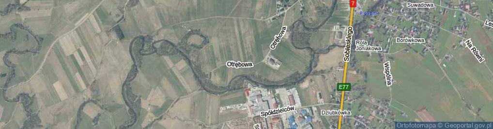 Zdjęcie satelitarne Otrębowa ul.