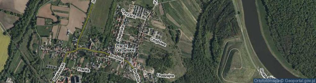 Zdjęcie satelitarne Otrębowa ul.