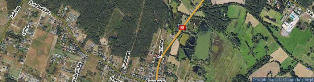 Zdjęcie satelitarne Owoców Leśnych ul.