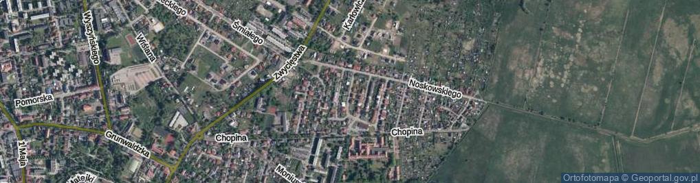 Zdjęcie satelitarne Paderewskiego Ignacego Jana ul.