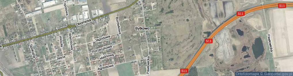 Zdjęcie satelitarne Pawłowicka ul.