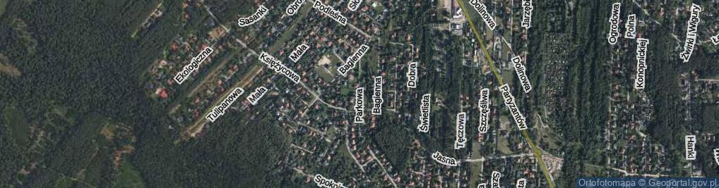 Zdjęcie satelitarne Parkowa ul.