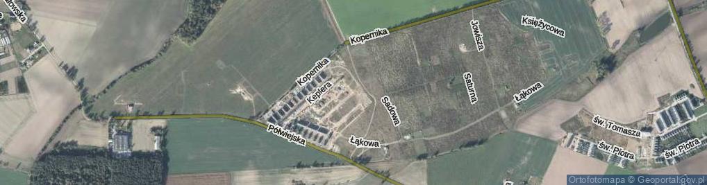 Zdjęcie satelitarne Parkowa ul.