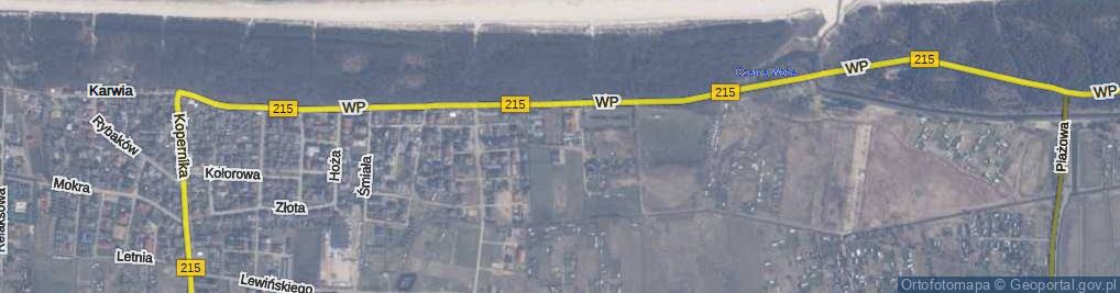 Zdjęcie satelitarne Paprotki ul.