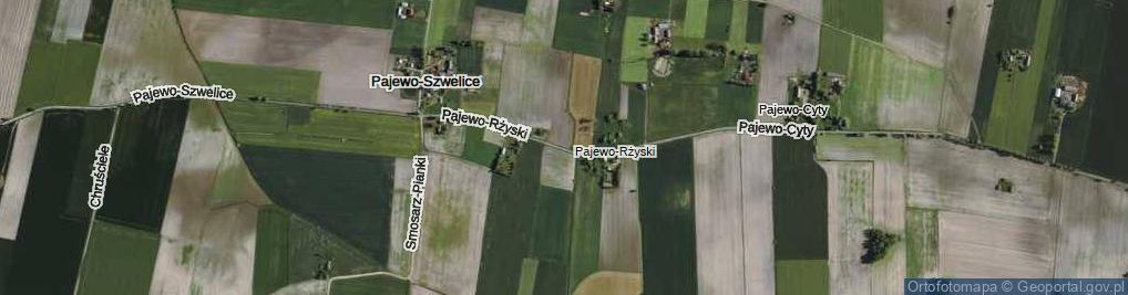 Zdjęcie satelitarne Pajewo-Rżyski ul.