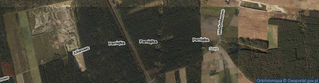 Zdjęcie satelitarne Pamiątka ul.