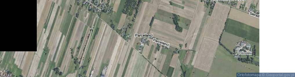 Zdjęcie satelitarne Parcelanci ul.