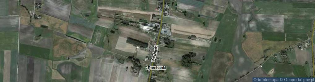 Zdjęcie satelitarne Parchanki ul.
