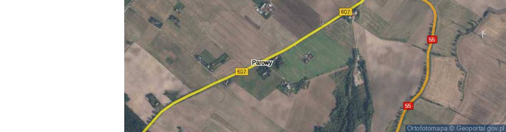 Zdjęcie satelitarne Parowy ul.