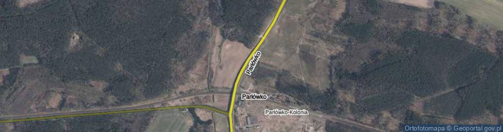 Zdjęcie satelitarne Parłówko ul.