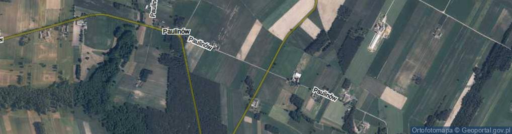 Zdjęcie satelitarne Paulinów ul.