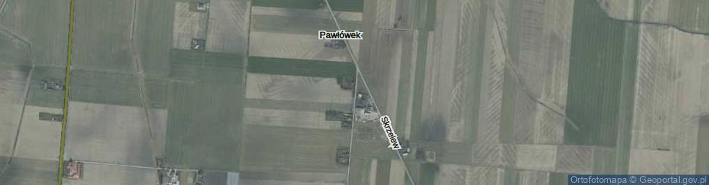 Zdjęcie satelitarne Pawłówek ul.