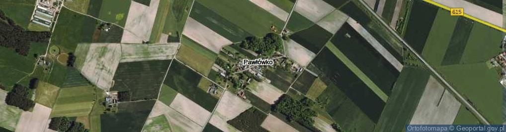 Zdjęcie satelitarne Pawłówko ul.