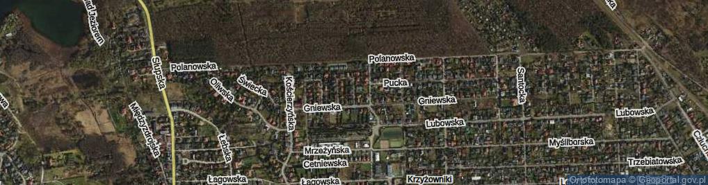 Zdjęcie satelitarne Pasłęcka ul.