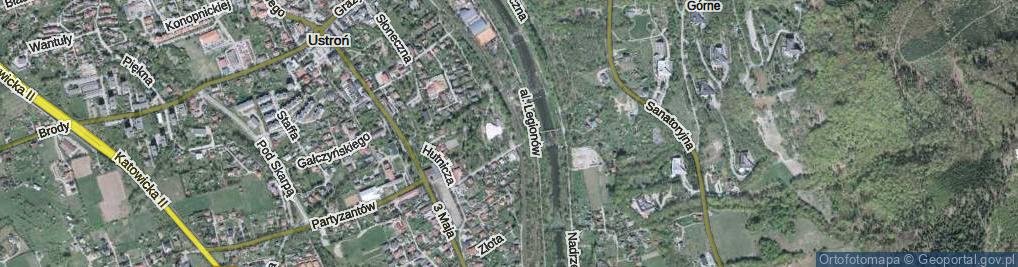 Zdjęcie satelitarne Park Zdrojowy park.