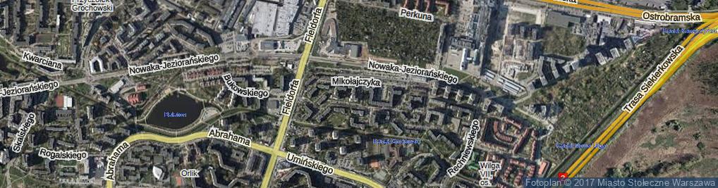 Zdjęcie satelitarne Pasaż Złotej Wilgi ul.