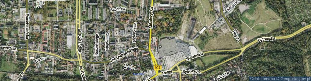 Zdjęcie satelitarne Park Hutniczy park.