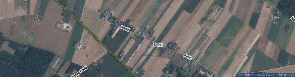 Zdjęcie satelitarne Perki ul.