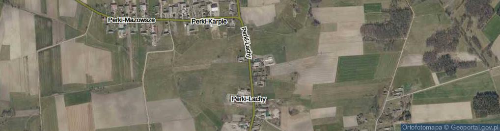 Zdjęcie satelitarne Perki-Lachy ul.