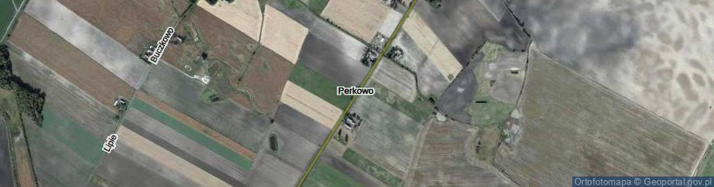 Zdjęcie satelitarne Perkowo ul.